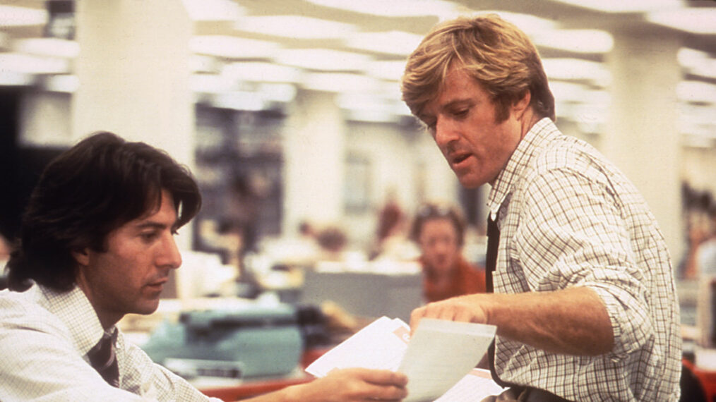 ALL THE PRESIDENT'S MEN, Dustin Hoffman, Robert Redford, 1976