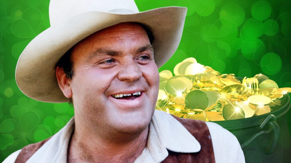 BONANZA, Dan Blocker, custom graphic for 'Hoss and the Leprechauns episode