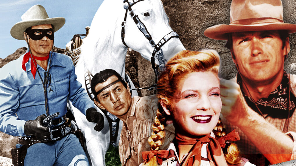Classic TV Western collage