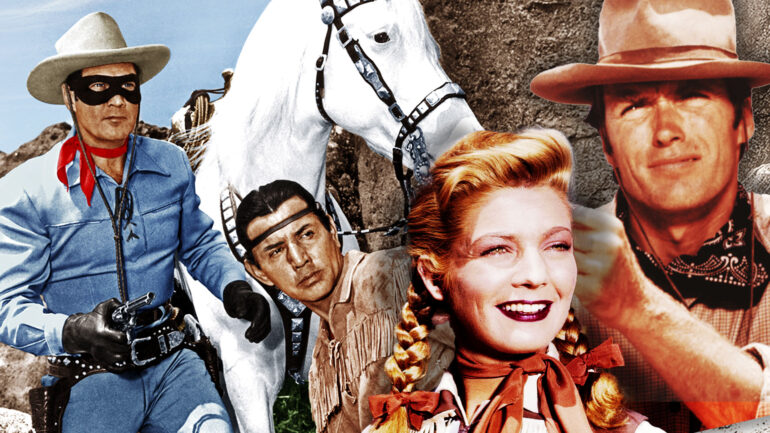 Classic TV Western collage