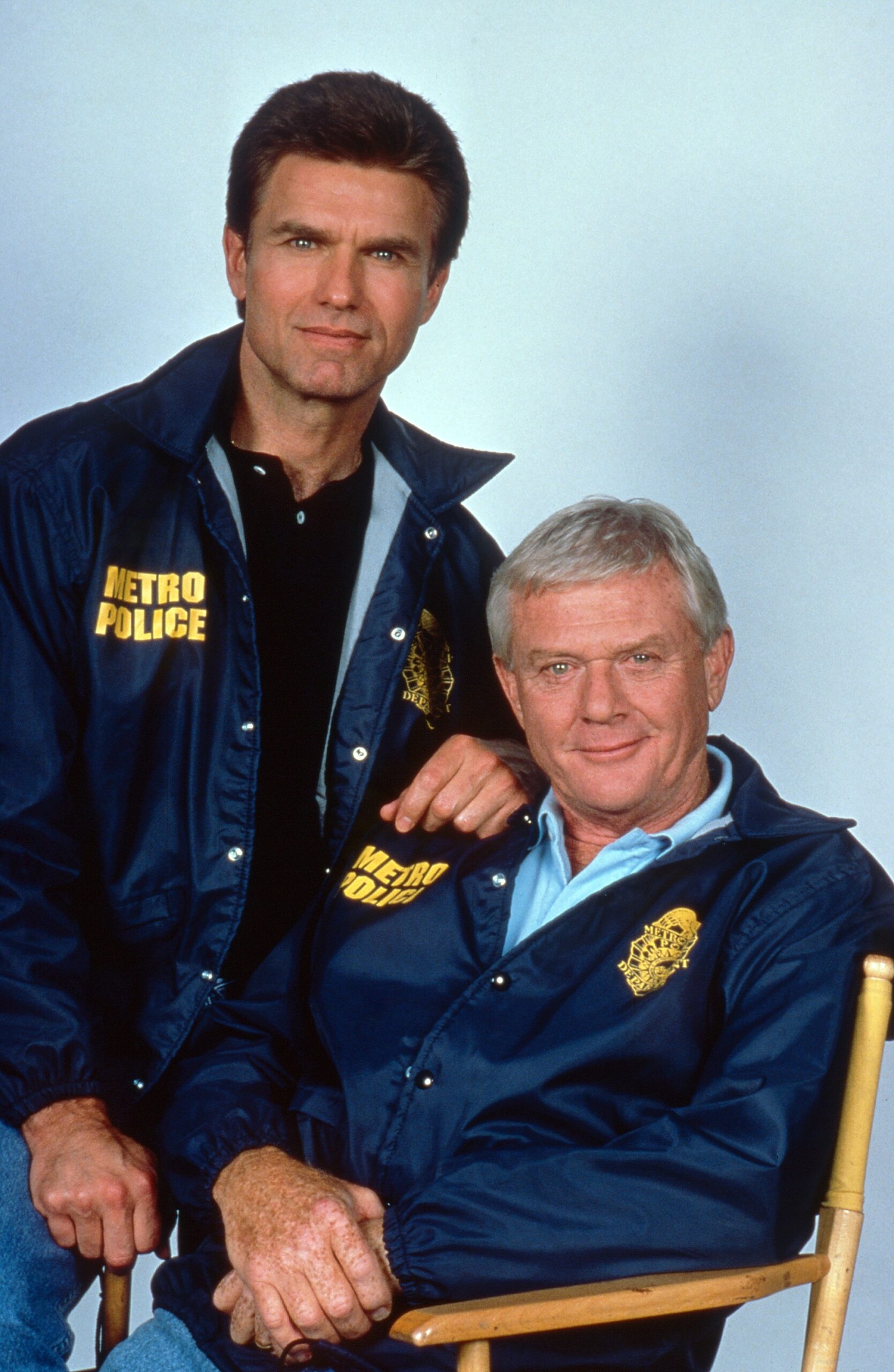 THE NASHVILLE BEAT, from left: Kent McCord, Martin Milner, 1989.