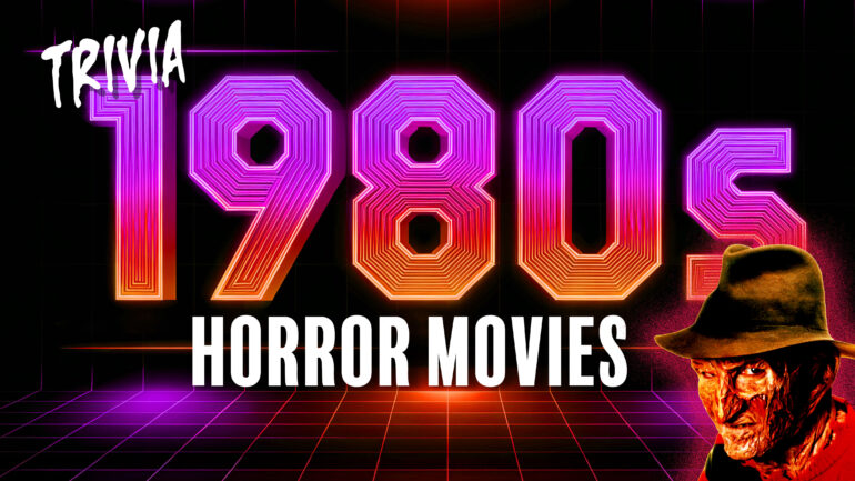 1980s Horror Movies Trivia Graphic