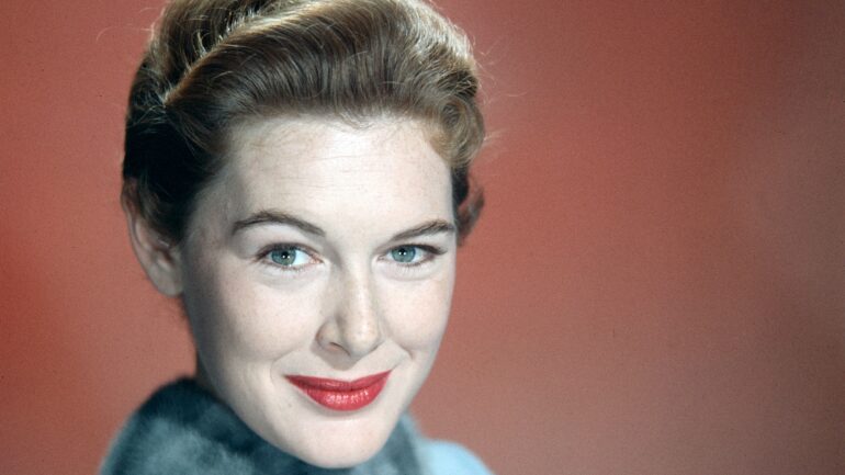 Diane Brewster, 1957. ph: Nolan Patterson / TV Guide / courtesy Everett Collection