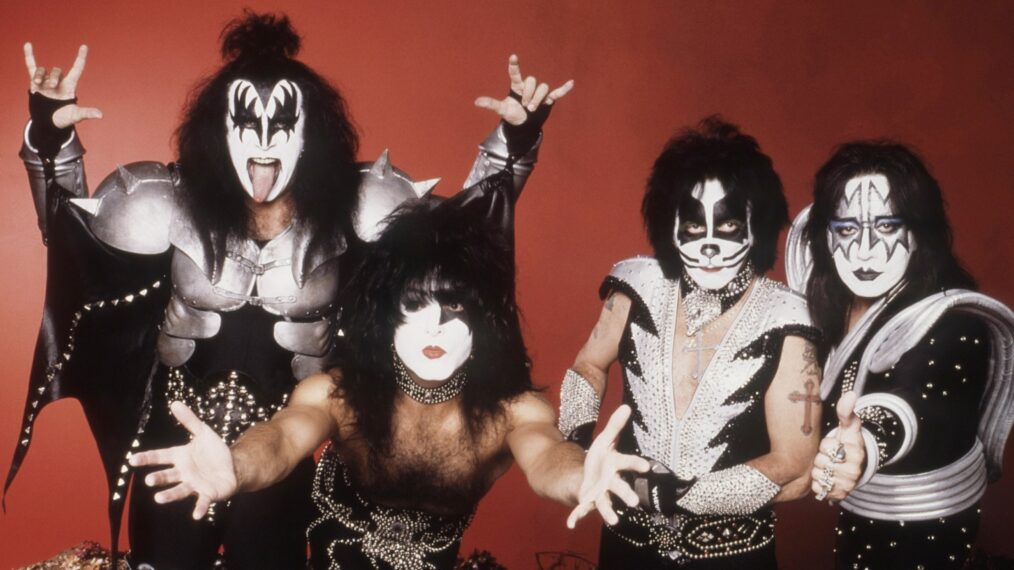 Kiss, from left: Gene Simmons, Paul Stanley, Peter Criss, Ace Frehley, circa 1998