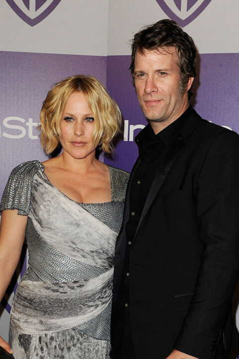 Actress Patricia Arquette (L) and actor Thomas Jane arrives at the InStyle and Warner Bros. 67th Annual Golden Globes after party held at the Oasis Courtyard at The Beverly Hilton Hotel on January 17, 2010 in Beverly Hills, California