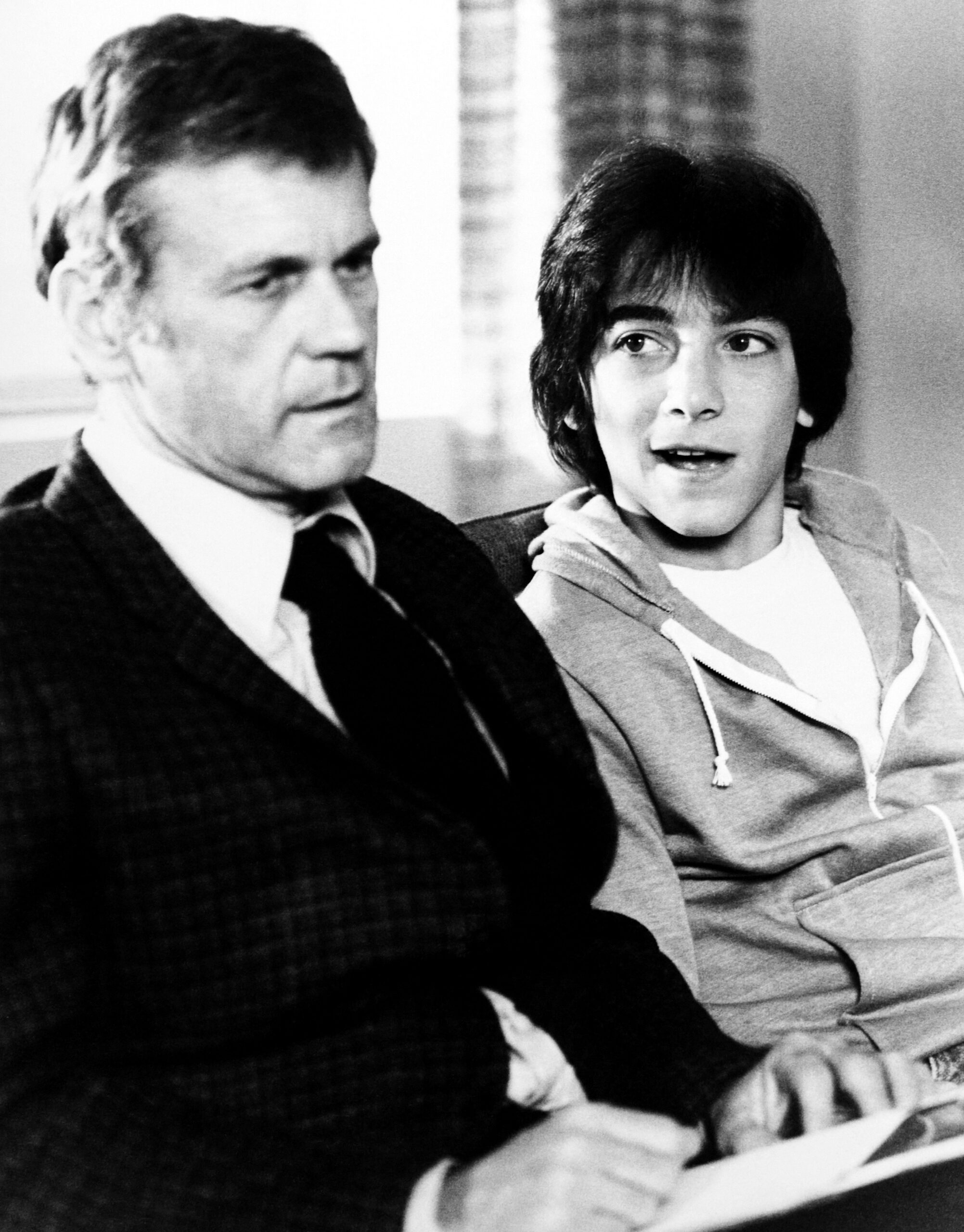 THE BOY WHO DRANK TOO MUCH, from left, Don Murray, Scott Baio, aired Febrary 6, 1980. ©CBS/courtesy Everett Collection