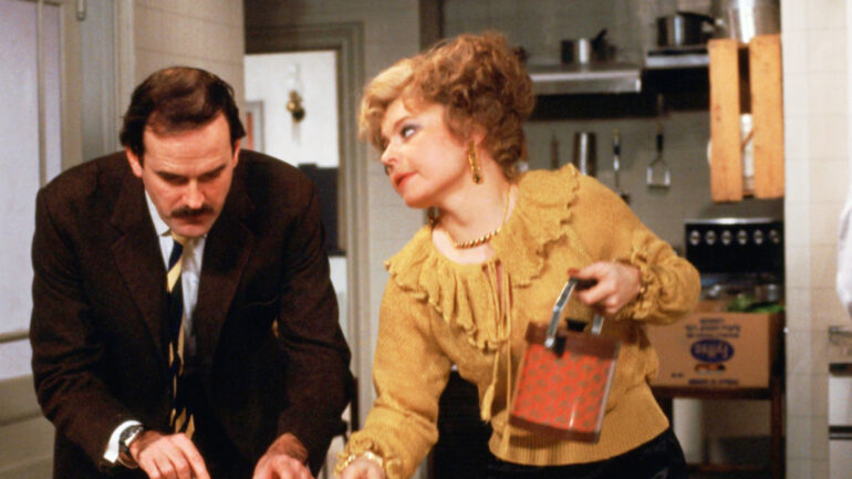 Prunella Scales in 'Fawlty Towers'