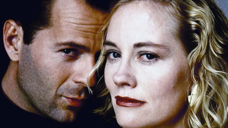MOONLIGHTING, from left: Bruce Willis, Cybill Shepherd, (Season 4), 1985-1989. ©ABC / Courtesy: Everett Collection