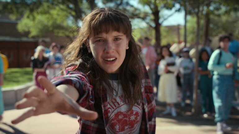 STRANGER THINGS, Millie Bobby Brown, 'Chapter One: The Hellfire Club', (Season 4, ep. 401, aired May 27, 2022).