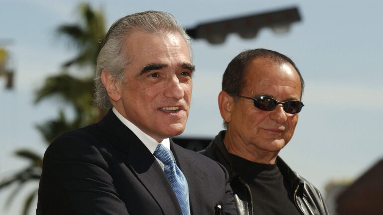 Director Martin Scorsese (L), with actor Joe Pesci, attends a ceremony honoring him with a star on the Hollywood Walk of Fame in front of the Kodak Theatre on February 28, 2003 in Hollywood, California.
