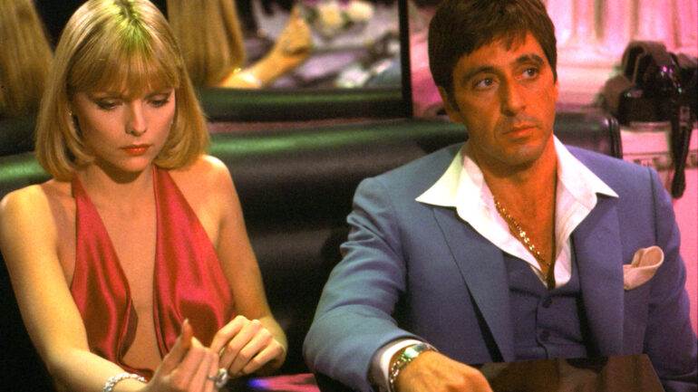 SCARFACE, Michelle Pfeiffer, Al Pacino, 1983