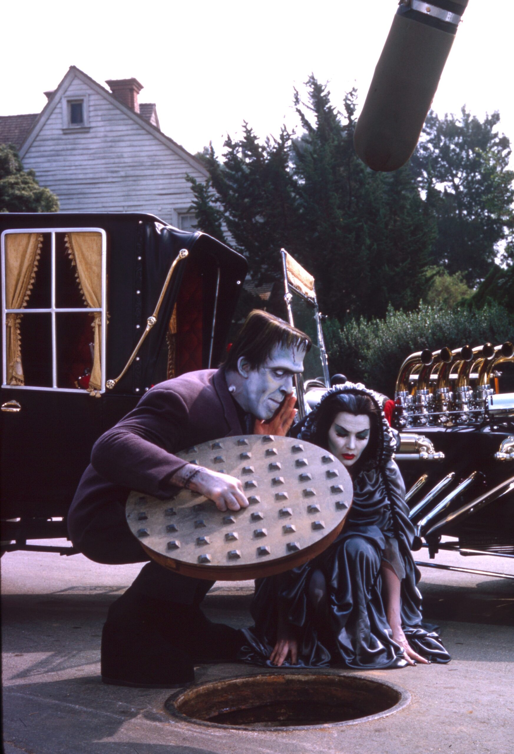 THE MUNSTERS, Fred Gwynne, Yvonne De Carlo, 1964-66.