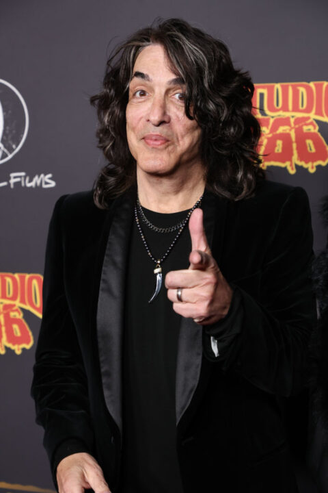 Paul Stanley attends the Los Angeles premiere of "Studio 666" at TCL Chinese Theatre on February 16, 2022 in Hollywood, California