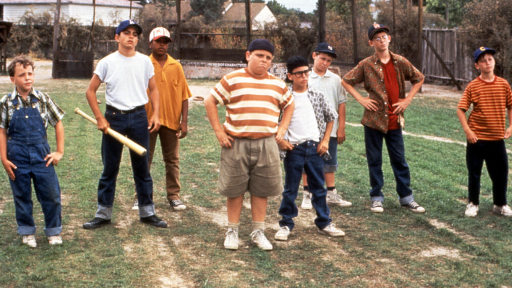 THE SANDLOT, Shane Obedzinski, Mike Vitar, Brandon Adams, Patrick Renna, Chauncey Leopardi, Victor DiMattia, Grant Gelt, Tom Guiry, 1993