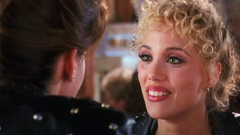 SHOWGIRLS, (clip seen in documentary YOU DON’T NOMI, 2019), from left: Gina Gershon, Elizabeth Berkley, 1995. © United Artists / Courtesy Everett Collection