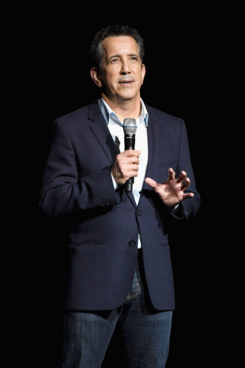 President of Universals DreamWorks Feature Animation Group Christopher DeFaria speaks onstage during CinemaCon 2018 Universal Pictures Invites You to a Special Presentation Featuring Footage from its Upcoming Slate at The Colosseum at Caesars Palace during CinemaCon, the official convention of the National Association of Theatre Owners, on April 25, 2018 in Las Vegas, Nevada