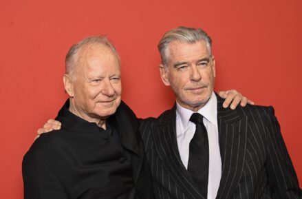 Stellan Skarsgård and Pierce Brosnan
