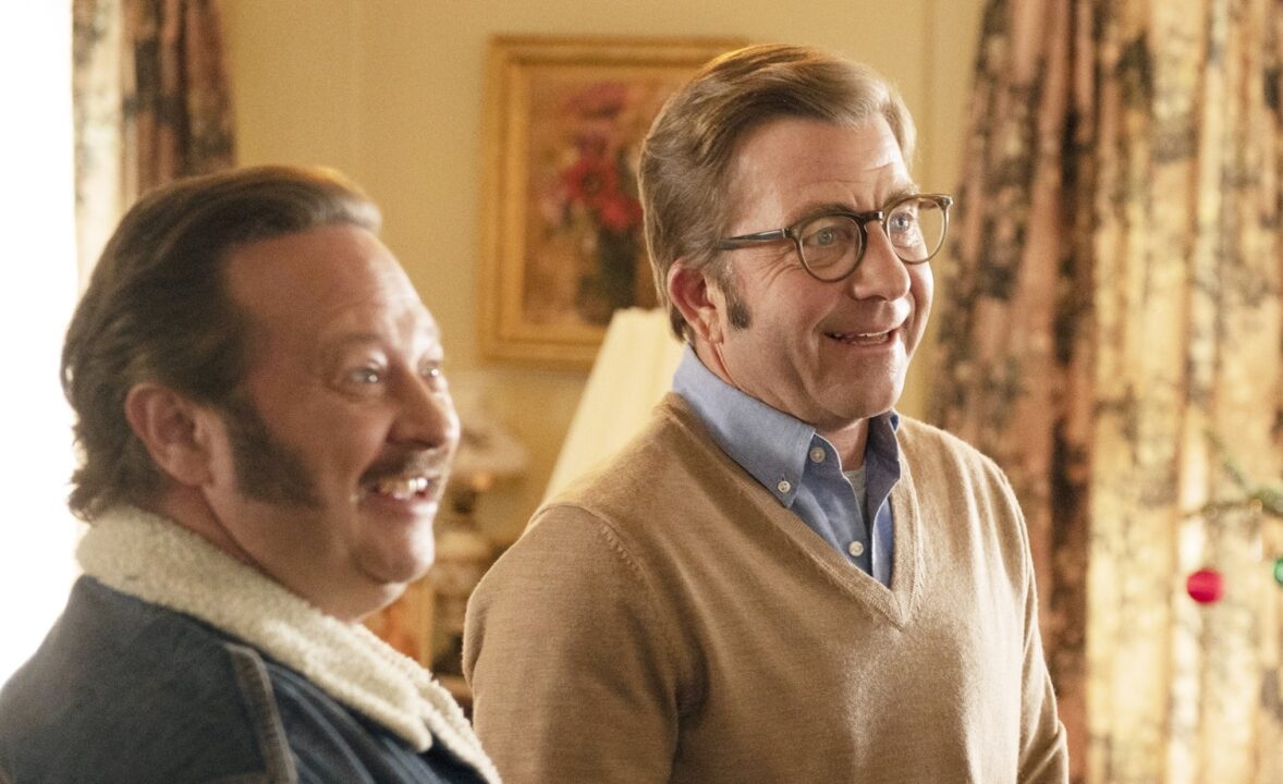 A CHRISTMAS STORY CHRISTMAS, from left: Scott Schwartz, Peter Billingsley, R.D. Robb, 2022. ph: Yana Blajeva / © HBO Max / Courtesy Everett Collection