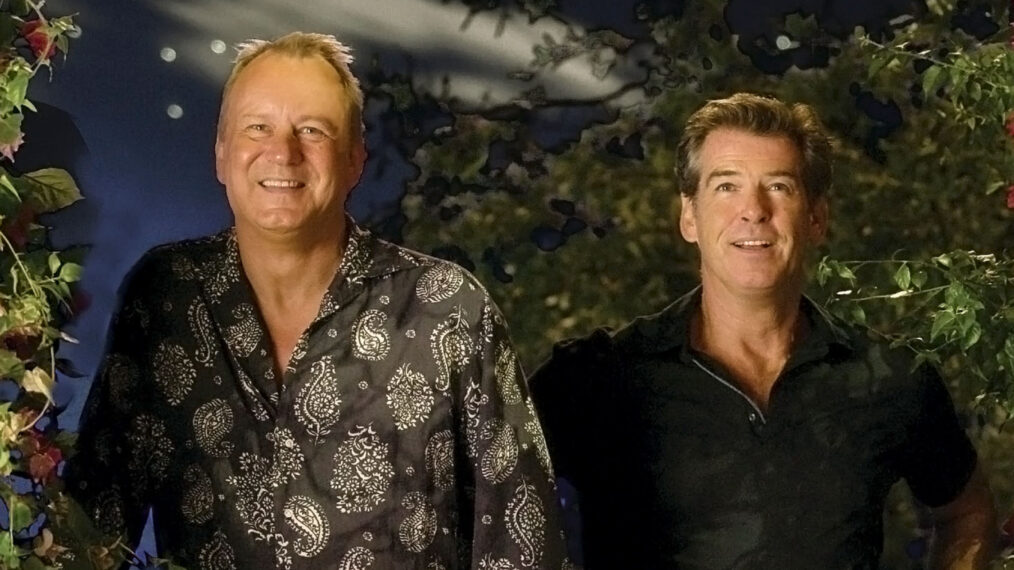 Stellan Skarsgard, Pierce Brosnan in 'Mamma Mia!'