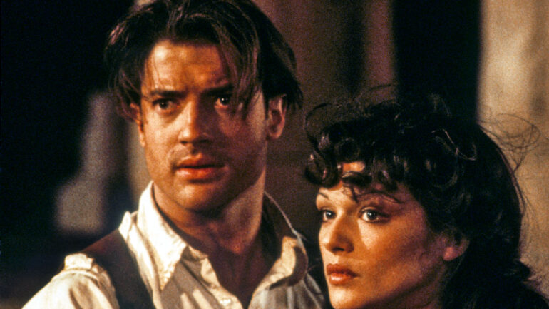 Brendan Fraser and Rachel Weisz in 'The Mummy'