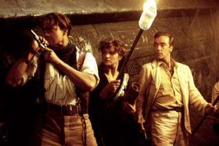 THE MUMMY, Brendan Fraser, Rachel Weicz, John Hannah
