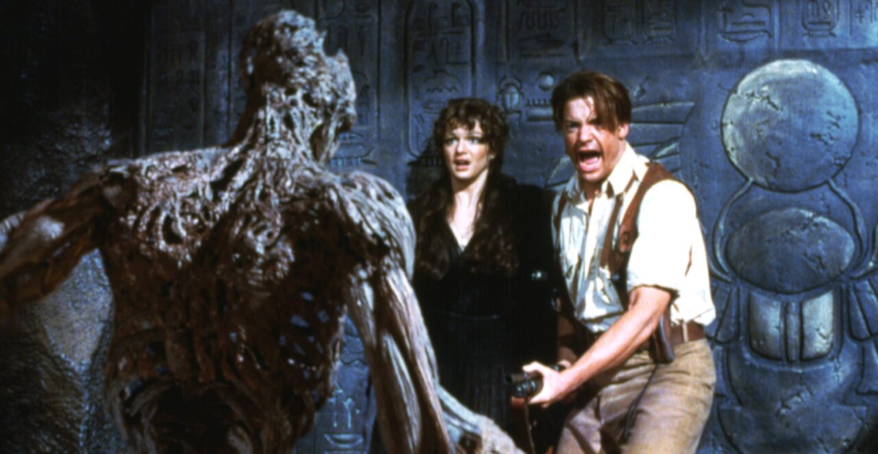 THE MUMMY, Rachel Weisz, Brendan Fraser, 1999