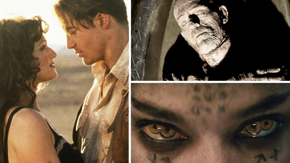 THE MUMMY RETURNS, Rachel Weisz, Brendan Fraser, 2001. ; THE MUMMY, Boris Karloff, 1932; Photo Credit: Universal Pictures