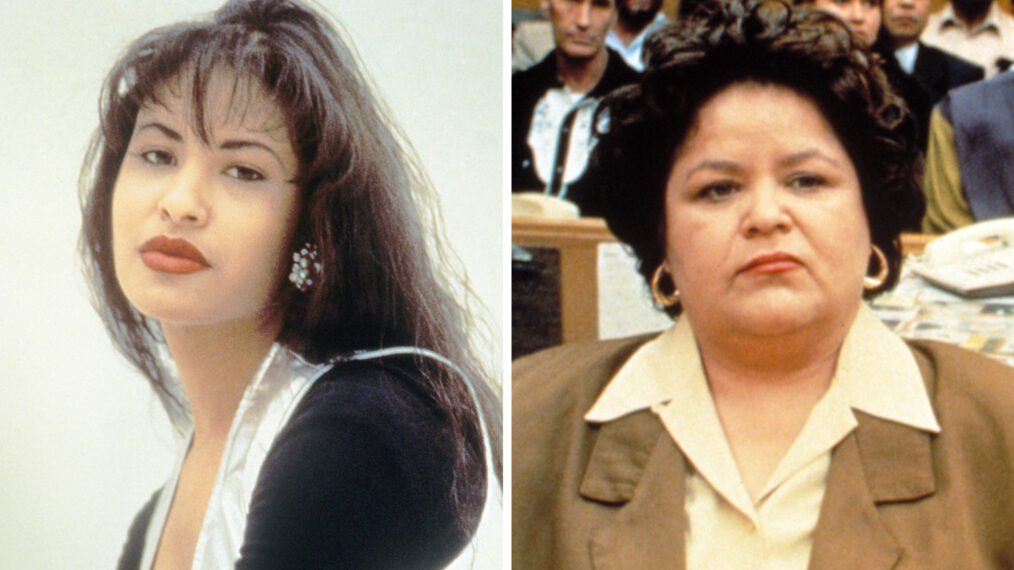 Selena Perez, (1971-1995); SELENA MURDER TRIAL, Socorra Mora as Yolanda Saldivar, the murderer, 1996.