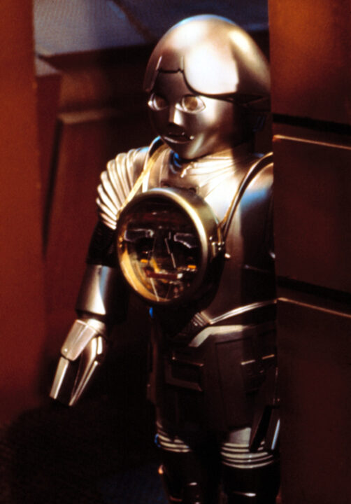 BUCK ROGERS IN THE 25TH CENTURY, Twiki (inside), Felix Silla, (voice) Mel Blanc, 1979 - 1981.