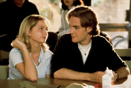 Michelle Williams and James Van Der Beek in the 'Dawson's Creek' pilot