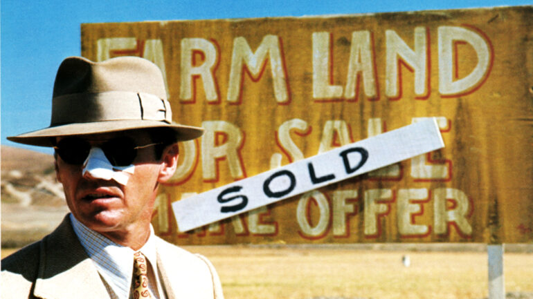 CHINATOWN, Jack Nicholson, 1974