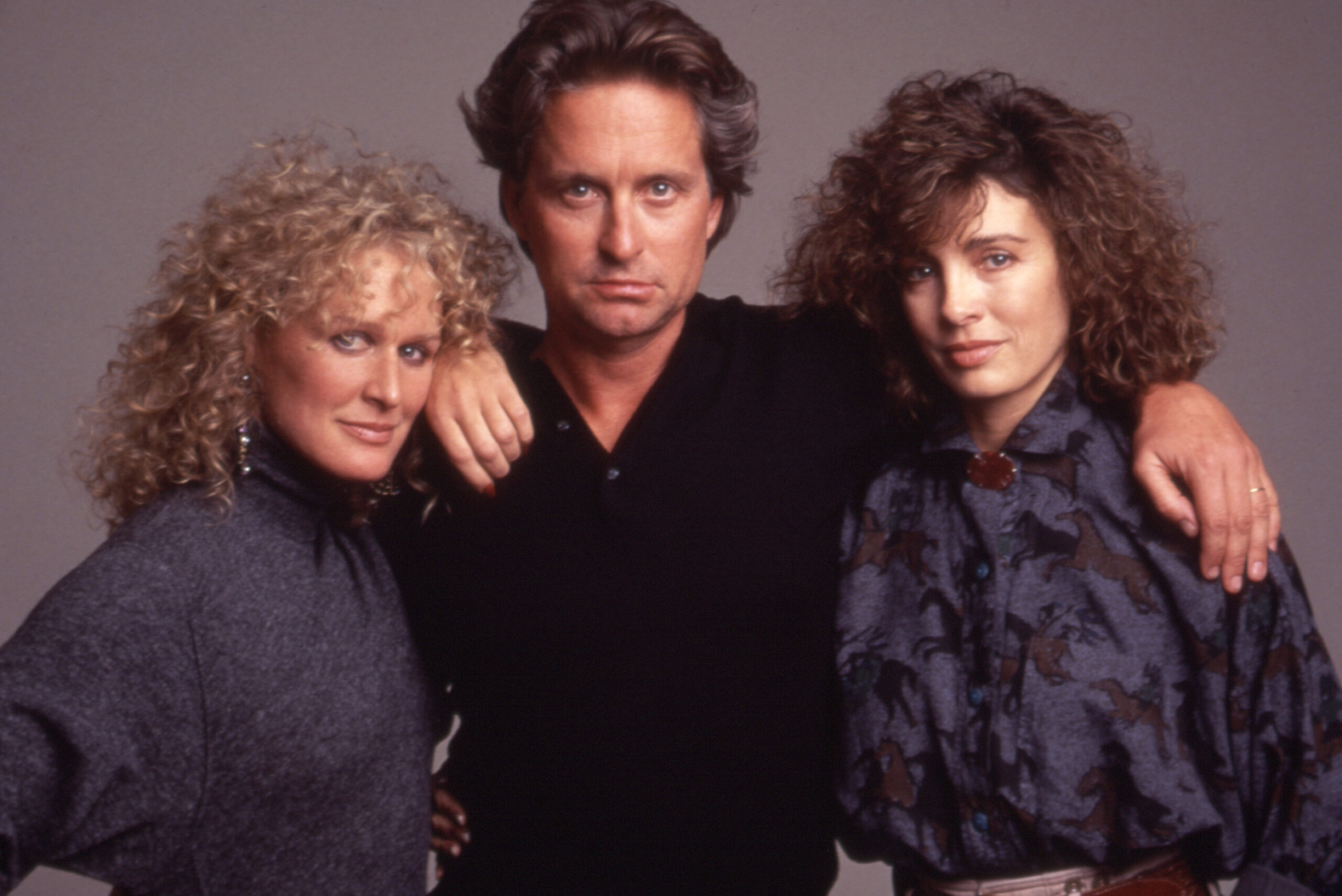 FATAL ATTRACTION, Glenn Close, Michael Douglas, Anne Archer, 1987