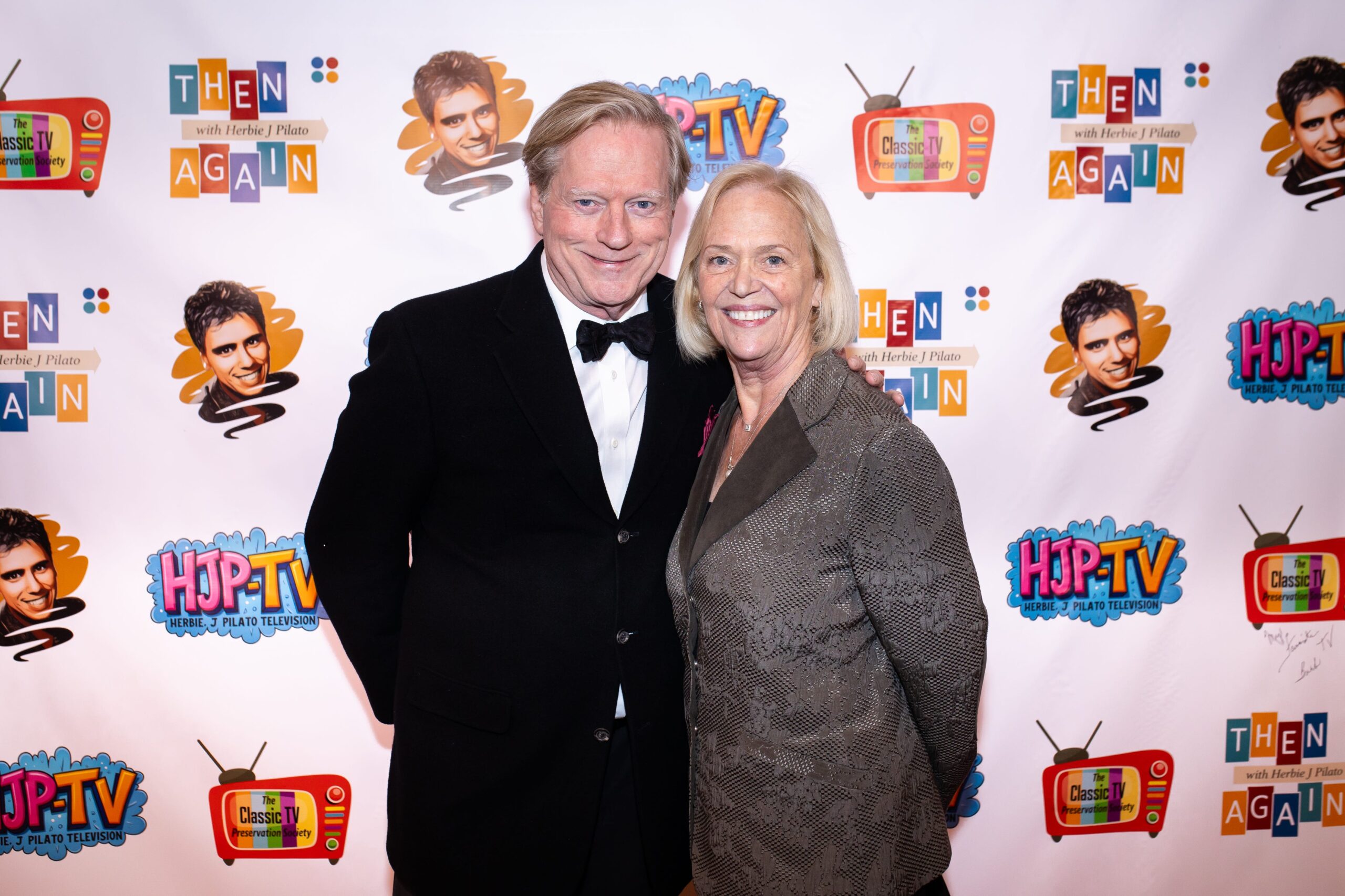 Herbie J Pilato author and writers birthday gala in Burbank, CA with Dean Butler from Little House of the Prairie