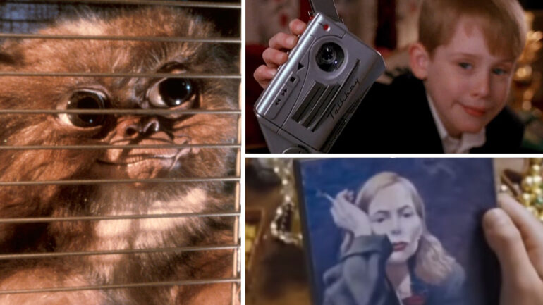 GREMLINS, 1984, (c)Warner Bros./courtesy Everett Collection; HOME ALONE 2: LOST IN NEW YORK, Macaulay Culkin, 1992; LOVE ACTUALLY, Emma Thompson;