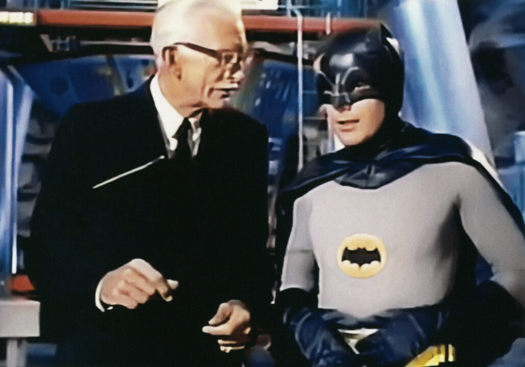 BATMAN, (from left): Alan Napier, Adam West, 1966-68.