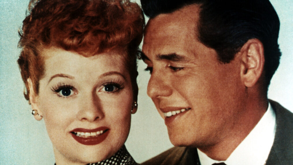 Lucille Ball and Desi Arnaz in 'I Love Lucy'