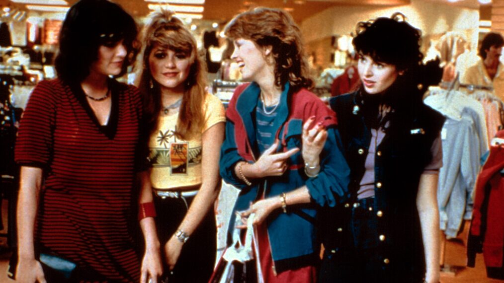 VALLEY GIRL, from left: Michelle Meyrink, Elizabeth Daily, Deborah Foreman, 1983, (c) Atlantic Releasing/courtesy Everett Collection