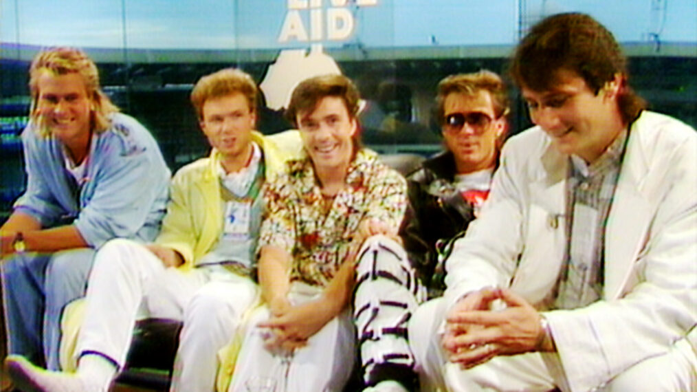 SOUL BOYS OF THE WESTERN WORLD, Spandau Ballet at Live Aid, Steve Norman, Gary Kemp, Martin Kemp, John Keeble, Tony Hadley, 2014