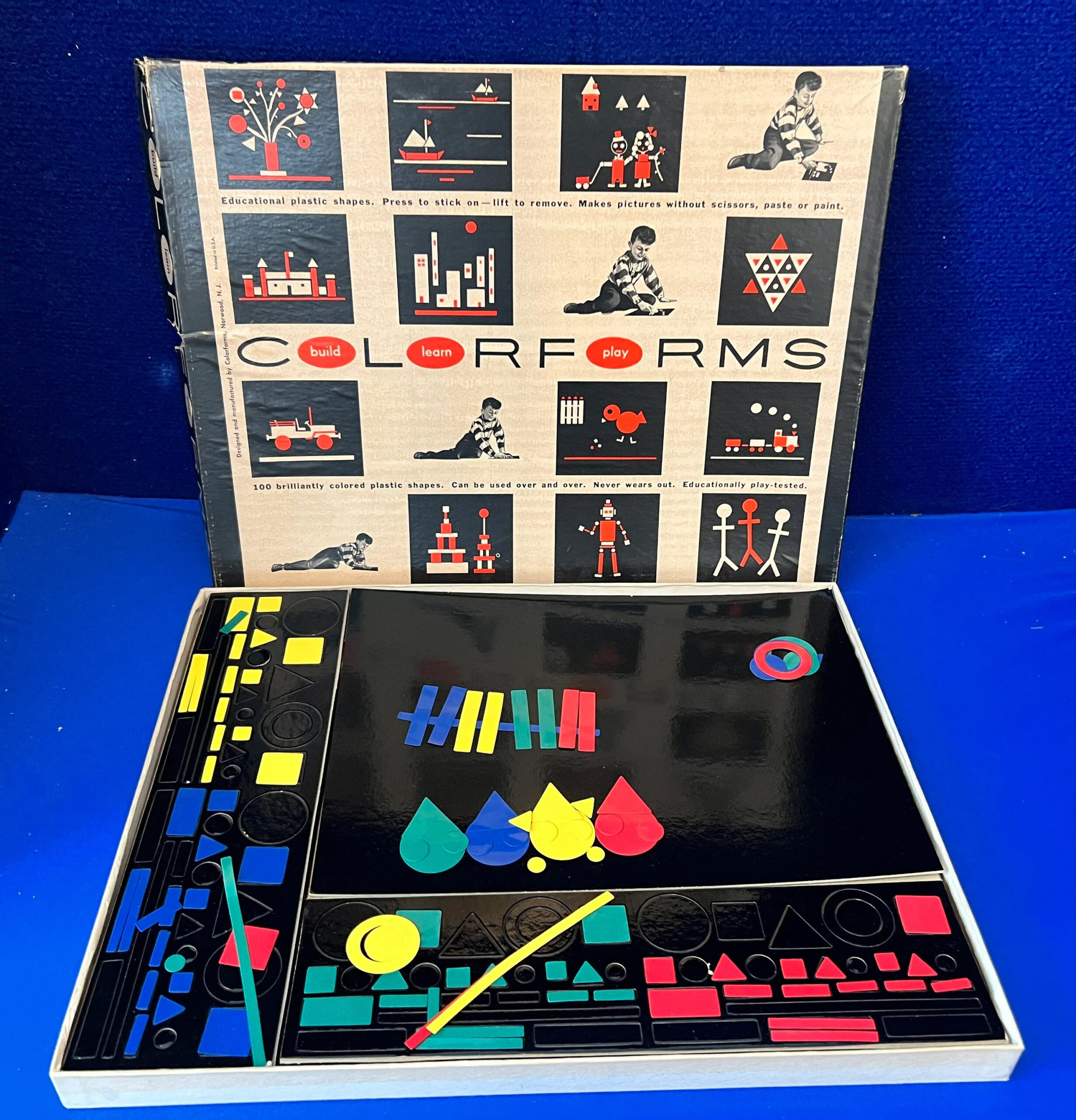 Colorforms were a popular toy in the 1950s