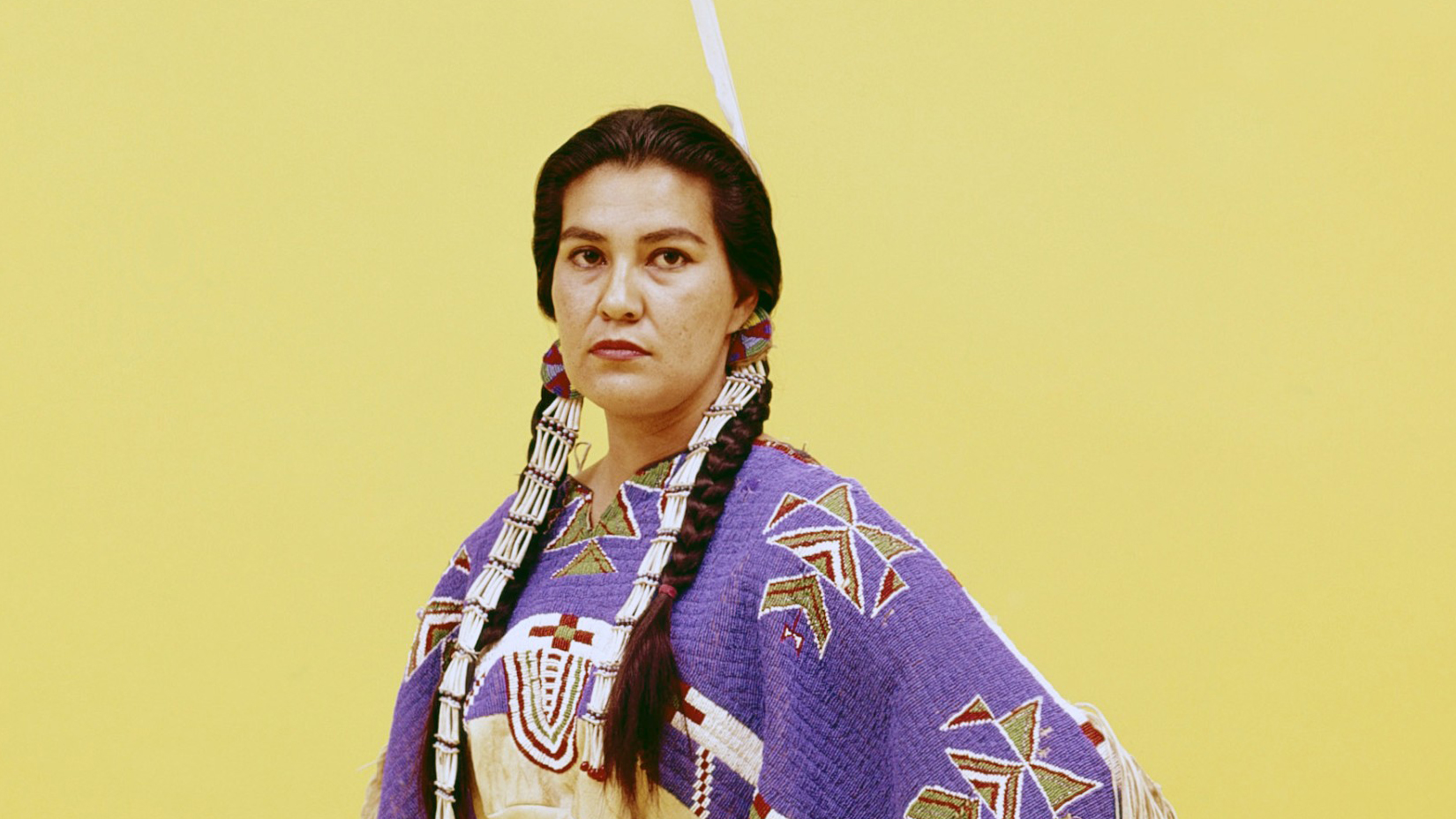 Dawn Little Sky, Sioux actor, c. 1960s. 