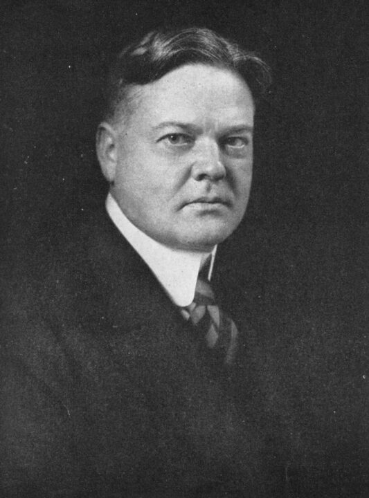 1914: Herbert Hoover (1874 - 1964), later the 31st President of the United States. (Photo by Hulton Archive/Getty Images)