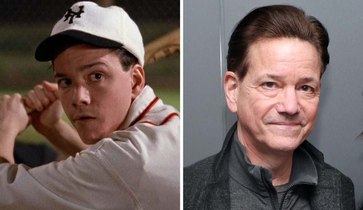 FIELD OF DREAMS, 1989 © Universal Pictures/ Courtesy Everett Collection; Frank Whaley and Heather Bucha attend Apple TV+'s "The Studio" New York Screening at Museum of Modern Art on March 28, 2025 in New York City. (Photo by Michael Loccisano/Getty Images)
