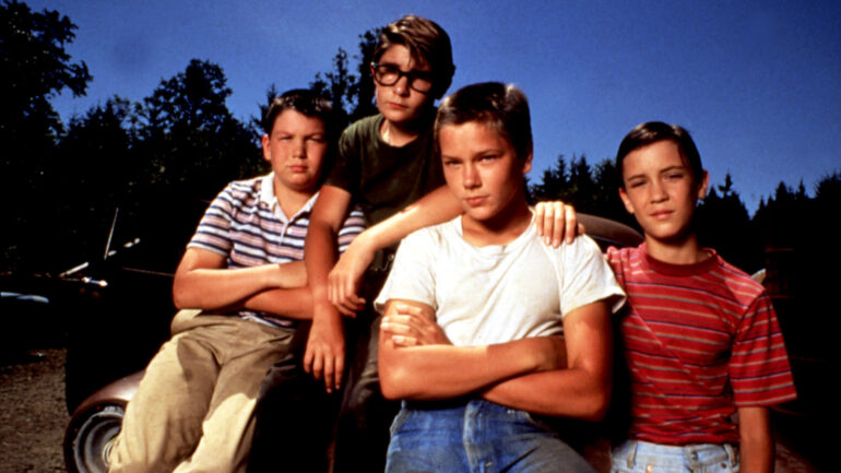 STAND BY ME, Jerry O'Connell, Corey Feldman, River Phoenix, Wil Wheaton
