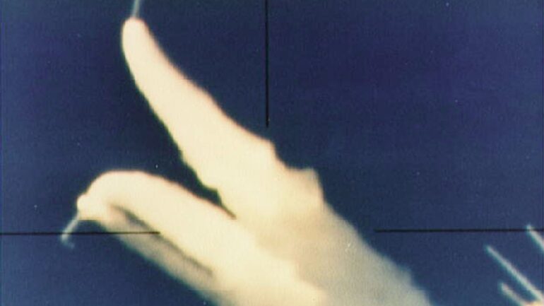 KENNEDY SPACE CENTER, FL - JANUARY 28: (FILE PHOTO) The booster rockets from the Space Shuttle Challenger fly off after the shuttle exploded after lift off January 28, 1986 from Kennedy Space Center, Florida. The Challenger and its seven-member crew were lost seventy three seconds after launch when a booster rocket failed. (Photo by NASA/Getty Images)