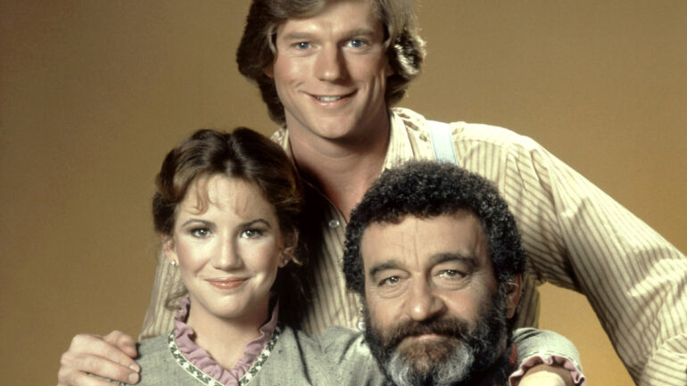 'Little House on the Prairie' Melissa Gilbert, Dean Butler and Victor French
