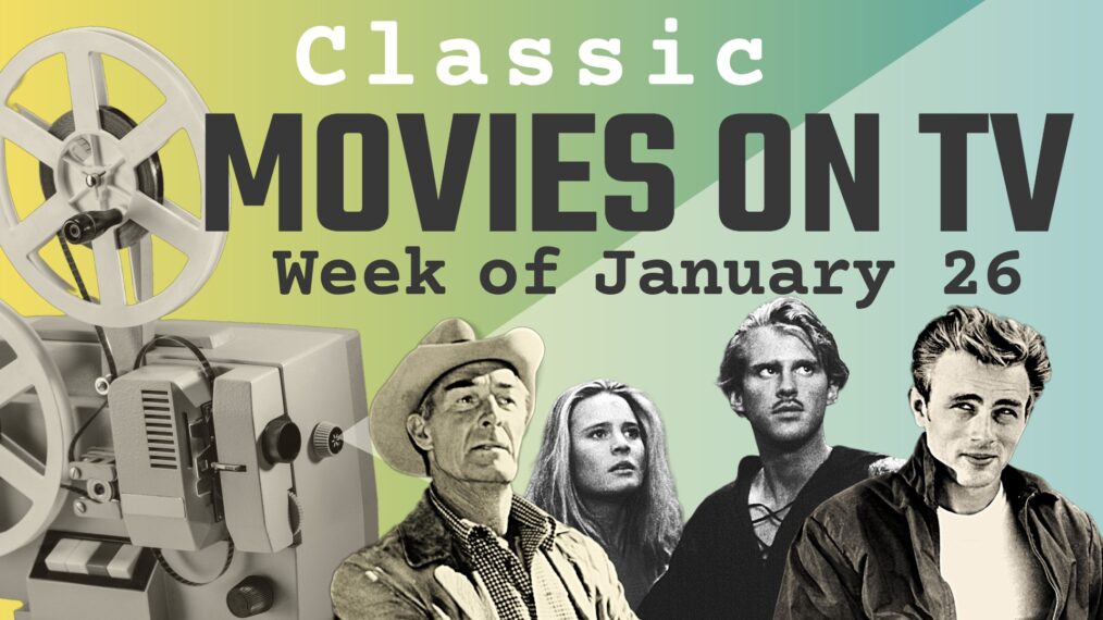Classic Movies airing on TV the week of January26-February 1, 2026 movie collage