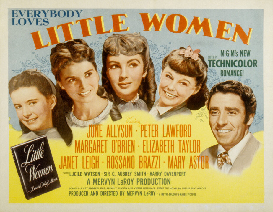 LITTLE WOMEN, Margaret O'Brien, Janet Leigh, Elizabeth Taylor, June Allyson, Peter Lawford, 1949