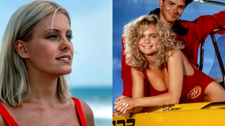 Nicole Eggert and Erika Eleniak on Baywatch