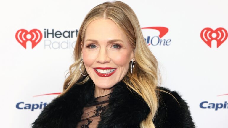 LOS ANGELES, CALIFORNIA - DECEMBER 05: Jennie Garth attends iHeartRadio 102.7 KIIS FM's Jingle Ball 2025 at Intuit Dome on December 05, 2025 in Los Angeles, California. (Photo by Monica Schipper/Getty Images)
