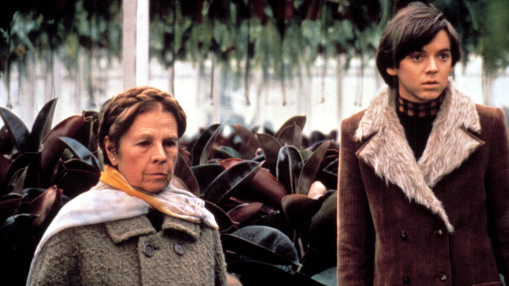 HAROLD AND MAUDE, Ruth Gordon, Bud Cort, 1971